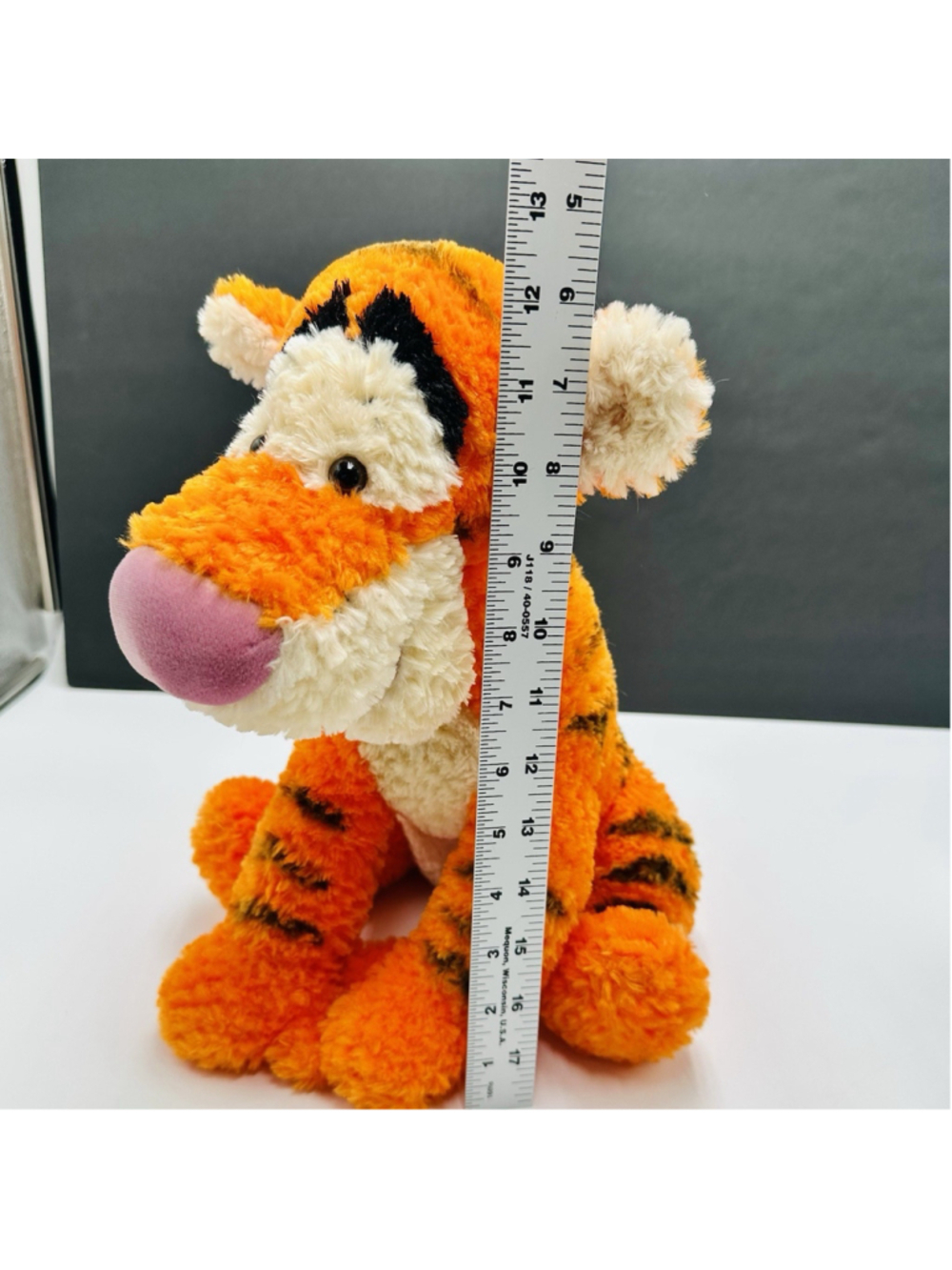 Disney Parks Tigger Plush 14” Winnie the Pooh Curly Hair Stuffed Animal - Picture 7 of 7